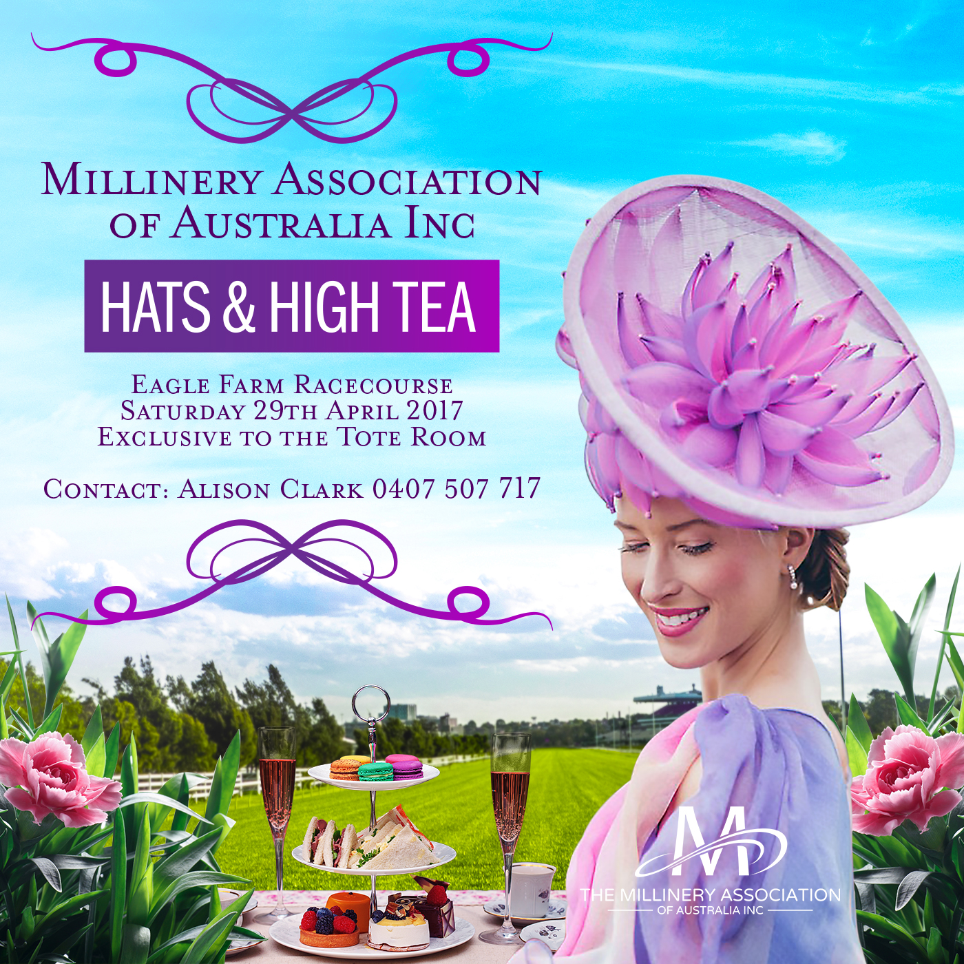 Hats & High Tea Brisbane Racing Club The Millinery Association of