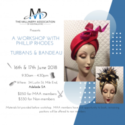 A workshop with Phillip Rhodes – Turbans and Bandeau